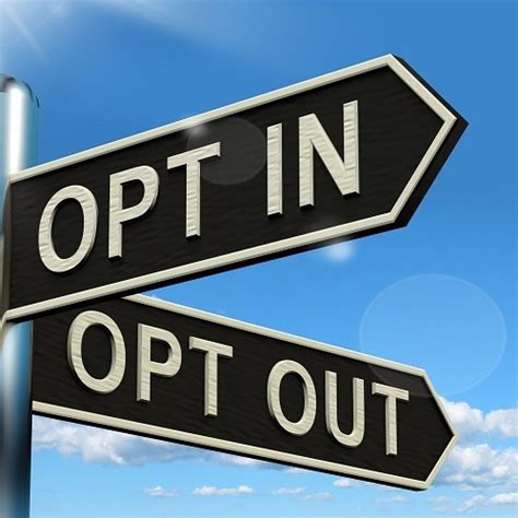 opt    signpost showing decision  subscribe  agree extima