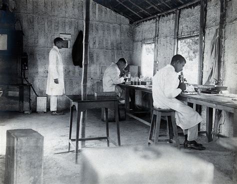 india  field laboratory scientists  white lab coats work
