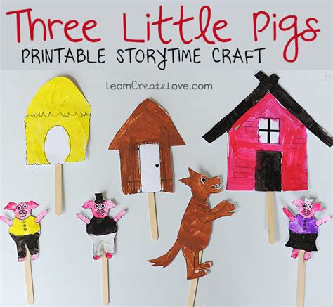 pigs printables  crafts