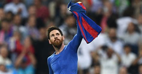 Barcelona Star Lionel Messi S Goal Celebration From El