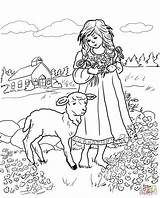Mary Coloring Lamb Little Had Pages Future Back Lion Drawing Printable Sheet Clipart El Corderito Lead Amazing Getdrawings Getcolorings Color sketch template