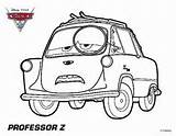 Cars Profesor Carros Professor Cars2 Colorir Imprimir Mcmissile Finn sketch template