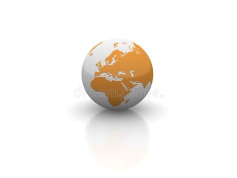 orange world stock illustration illustration