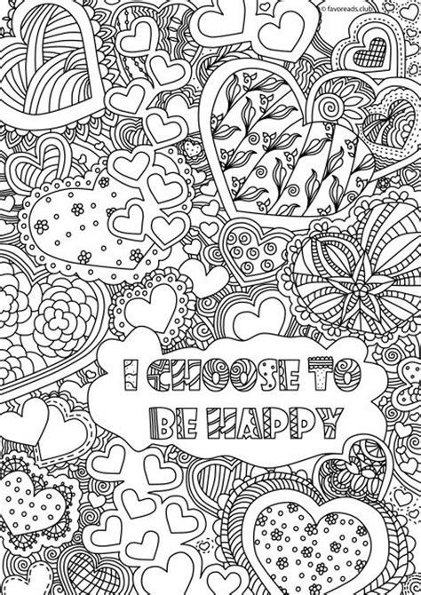 choose   happy printable adult coloring page  etsy