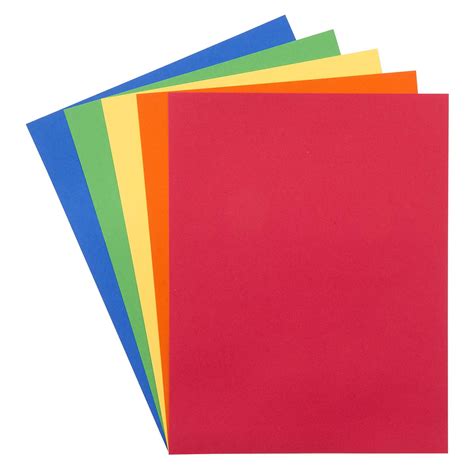 darice smooth rainbow premium cardstock     sheets walmartcom