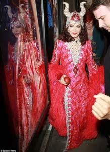 Priscilla Presley 69 Dons Beaded Red Dress With Thigh