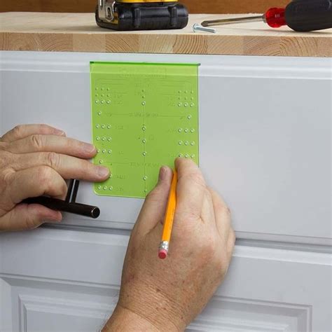 cabinet door handle templates