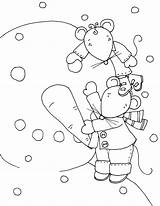 Mice Dearie Snowman Build Dolls Coloring Pages Digi Stamps Christmas Freedeariedollsdigistamps Choose Board sketch template