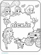 Coloring Nick Jr Pages Shine Shimmer Nickelodeon Drawing Print Paw Patrol Games Printable Color Getdrawings Exclusive Getcolorings Davemelillo sketch template