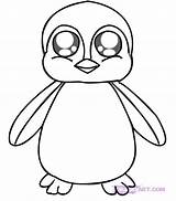 Coloring Penguin Pages Cute Drawing Popular Draw sketch template