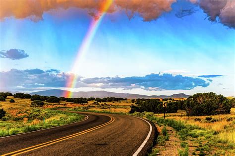 rainbow road photograph  paul lesage fine art america