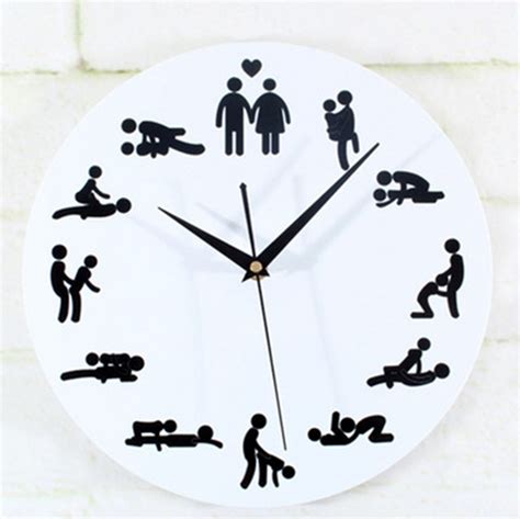 Free Shipping 1piece Kama Sutra Sex Position Clock 24hours Sex Clock