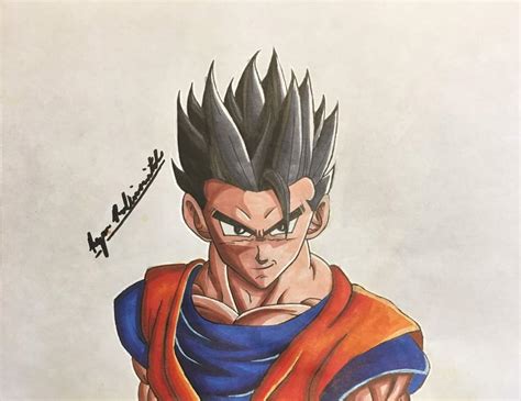 Dragon Ball Z Drawing Pencil Sketch Colorful Realistic