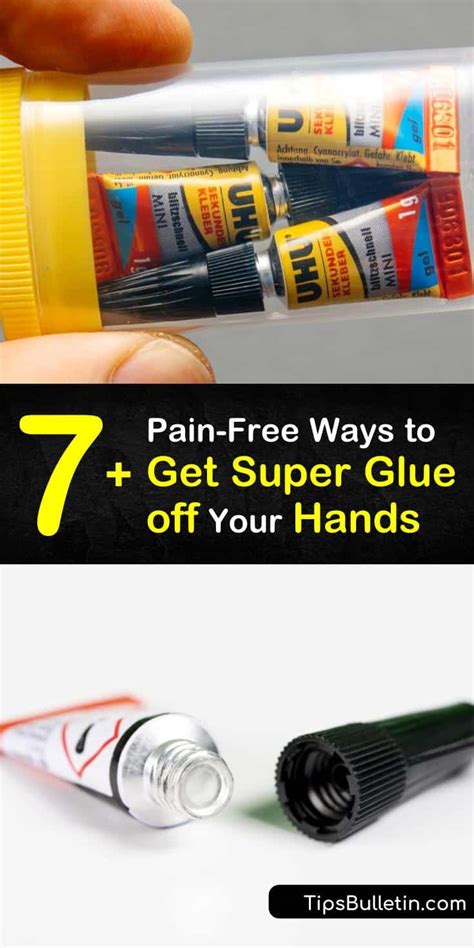 pain  ways   super glue   hands