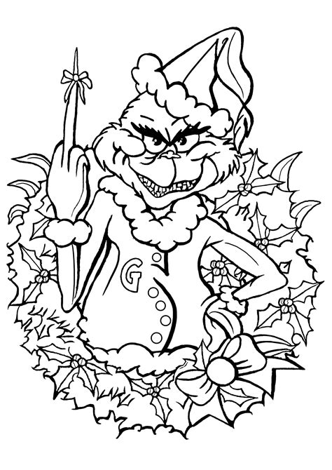 illumination  grinch coloring pages  coloring pages
