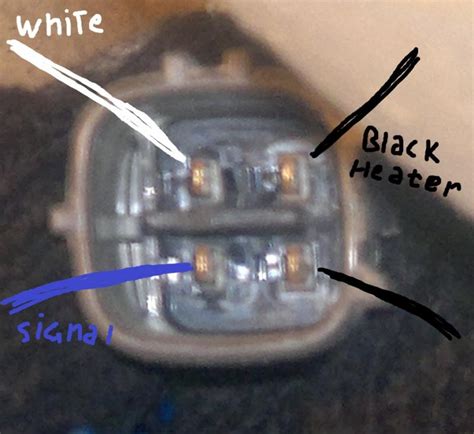 bosch  wire  sensor wiring diagram bosch lsu   wire heated wideband sensor driven
