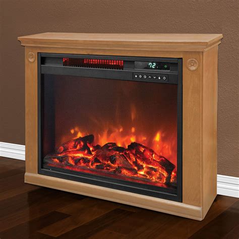 lifesmart  watt large infrared quartz electric portable fireplace heater  ebay