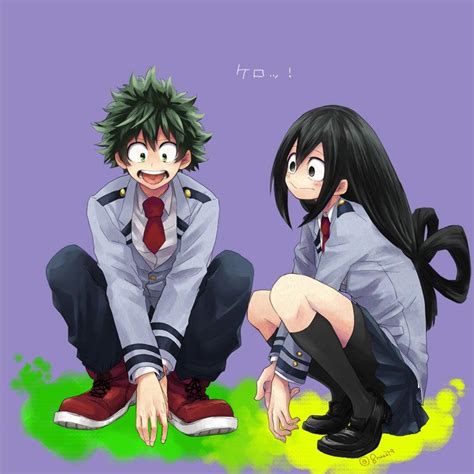 かつでくのなつ On My Hero Academia Tsuyu Hero Boku No Hero