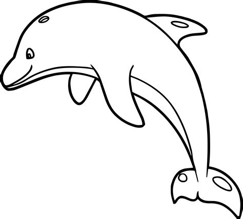 dolphin coloring page  wecoloringpagecom