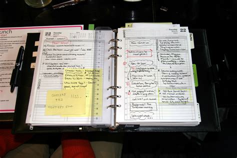 philofaxy time management   filofax