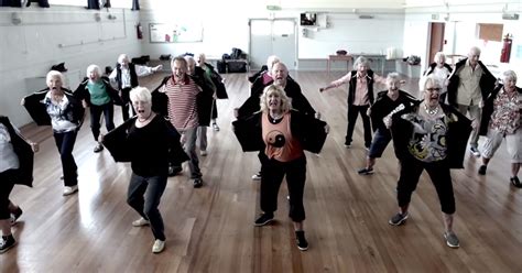 senior citizens form a hip hop dance crew called hip hop operation