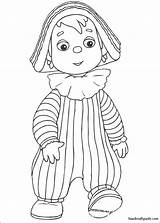 Andy Pandy Coloring Pages Pintar Colorir Cartoons Drawing Cabbage Patch Doll Para Colorear Colour Paint Dibujos Printable Desenhos Handcraftguide Drawings sketch template