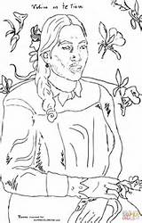 Gauguin Coloring Paul Pages Famous Paintings Para Colouring Flower Woman Sheets Niños Arte Colorear Printable Book Pinturas Famosas Pintar sketch template
