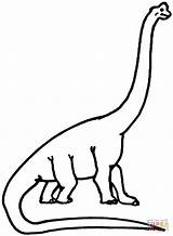 Brachiosaurus Colorare Disegni Apatosaurus Tail Supercoloring Brachiosauro Dino Gallimimus Dinosaurus Disegnare sketch template