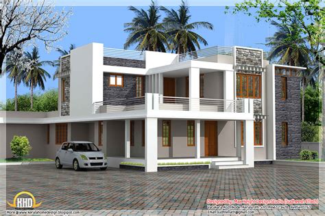 modern contemporary kerala villa