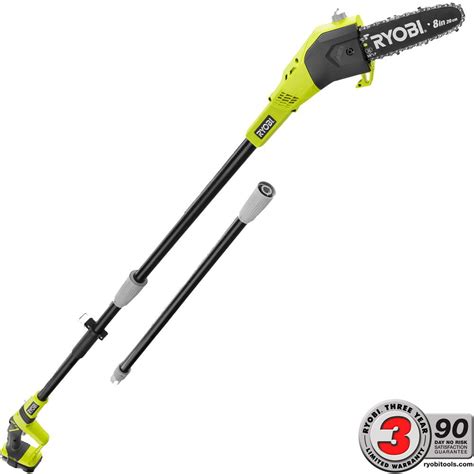 ryobi     volt lithium ion cordless pole   ah battery  charger included