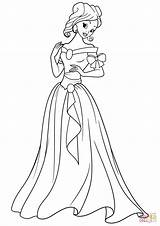 Tegninger Prinsesse Smuk Tegne Farvelægning sketch template