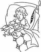 Coloring Dolls Paper Furniture Pages Printable Bedroom Doll Bed Categories Clipart sketch template