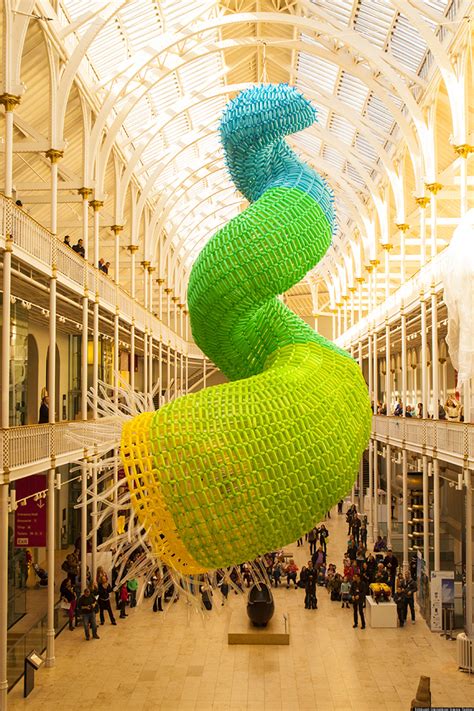 giant balloon sculpture  artist jason hackenwerth wows crowds  edinburgh international