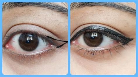 how to apply eyeliner perfectly step by step for beginners youtube