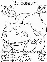 Grass Coloring Pages Pokemon Type Getcolorings Printable Color sketch template