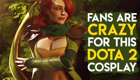 this dota 2 windranger cosplay is out of this world