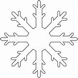 Snowflake Coloring Pages Printable Clipart Sheet sketch template