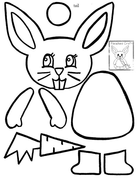 easter bunny face template printable bunny head outline clipart jpg