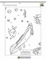 Worksheets Coloring Printable Fish Bichir Mottled Math sketch template