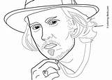 Depp Celebrities sketch template