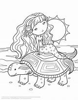 Coloring Pages Detailed Fenech Selina Fairy Unicorn Fantasy Visit Kids Colorear Para sketch template
