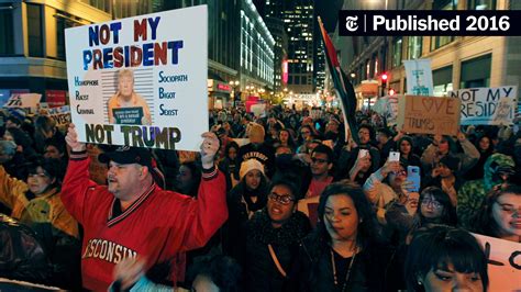 night  trump protests brings  arrests  oregon   york