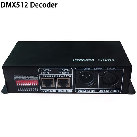 dcvv dmx rgb decoder  channelseach max aconstant voltage rgb decoder dmx