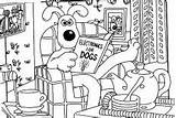 Gromit Wallace Coloring Pages sketch template
