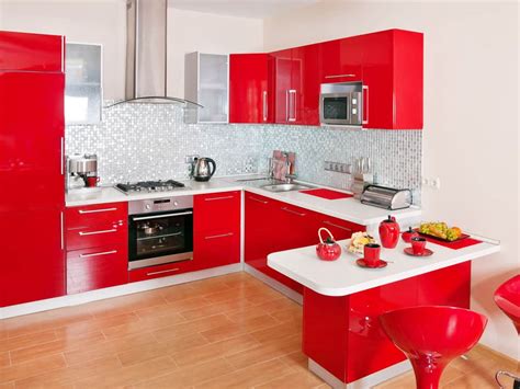 red kitchen ideas  red cabinets