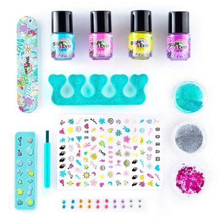 style   glitter nail art kit ofg plazavea supermercado