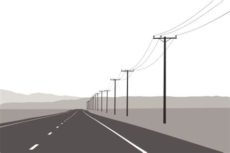 open road vector silhouette stock illustration  image  istock