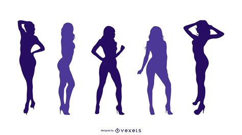Silhouette Of Sexy Women