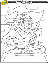 Coloring Pages Crayola Witch Halloween Cauldron Easter Earhart Amelia Her Printable Colouring Color Books Kids Print Getcolorings Au Stamping Getdrawings sketch template