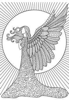angels coloring pages  adults